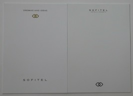 2 Sofitel Luxury Hotel Stationery Notepad Note Pad Notepads Lot - $9.95