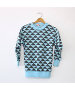 Vintage Kids Geometric Dreamsicle Sweatshirt Medium - £25.08 GBP