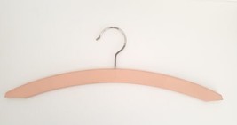 VTG Coat Hanger Clothes Wooden YUGOSLAVIA Metal Hook Made W GERMANY PINK - £7.90 GBP