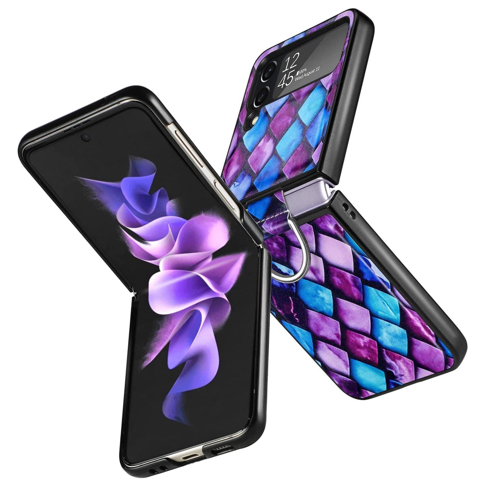 for Samsung Galaxy Z Flip 4 Case with RingSamsung Z Flip 4