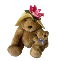 Hallmark Plush Stuffed Toy Bears Bearnadette Cuddlesworth And Baby Fuzzmore - £10.07 GBP