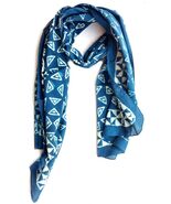 Cotton Scarfs For Women Hand Block Printed Indian Traditional Design 70x20 Inch - $25.99
