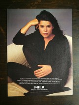 1996 Neve Campbell Got Milk? Full Page Original Color Ad - $5.69