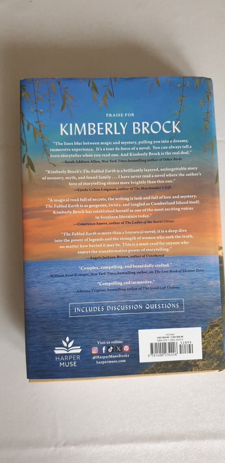 The Fabled Earth Book Hardcover 400 Page by Kimberly Brock Publisher Harper Muse Item image 2