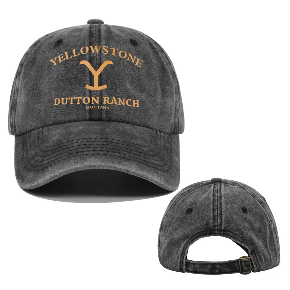 Yellowstone Dutton Ranch Baseball Cap Vintage Washed  Hat  UV Protection Hat Uni - £84.93 GBP