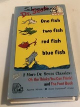 Dr Seuss VHS Tape One Fish Two Fish - $5.93