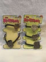 Flintstones 1994 Fantasia Accessories Bracelets Elastic Band Metal Emblems - £7.94 GBP