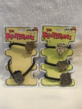 Flintstones 1994 Fantasia Accessories Bracelets Elastic Band Metal Emblems - £7.82 GBP