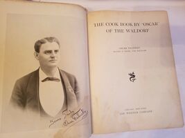 Antique 1889 Cook Book by Oscar of the Waldorf by Oscar Tschirky Rare - $252.45
