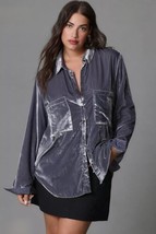 The Hadley Relaxed Buttondown Shirt by Pilcro: Velvet Edition - Size Small Petit - £78.56 GBP