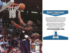 Cliff Robinson signed Phoenix Suns basketball 8x10 photo Beckett COA autographed - £77.84 GBP