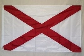 3X5 Embroidered Sewn State Of Alabama Nylon Flag 3&#39;X5&#39; Banner - £30.65 GBP