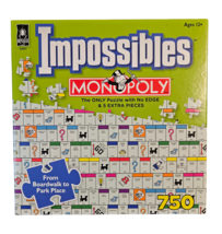 Bepuzzled Impossibles Monopoly 750 Pc Jigsaw Puzzle - Made Once - $15.00