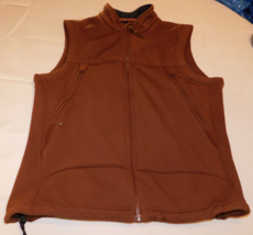 Docker&#39;s Outdoor Men&#39;s Vest Sleeveless Jacket Size See measurements Zip Up - $15.43
