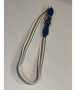 Vintage Striped Colorful Belt Elastic Thin 31.5&quot; Womens - €19,75 EUR
