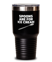 20 oz Tumbler Stainless Steel Insulated  Funny Spoon are for Ice Cream  - £26.25 GBP