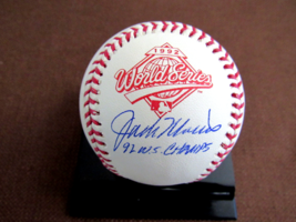 Jack Morris 1992 Ws Champs Blue Jay Signed Auto 1992 W.S. Baseball Fanatics Mlb - £116.65 GBP