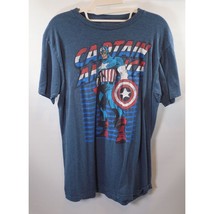 Marvel Comics Captain America Graphic Short Sleeve Tee Shirt MED - $5.52