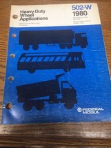 1980 BCA National Federal Mogul Application Catalog 1980 - £19.12 GBP