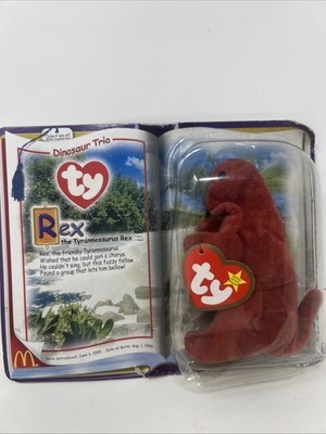 TY Teenie Beanie Babies *McDonalds Happy Meal Toy~ &#39;Rex&#39; The Tyrannosaur... - $284.99