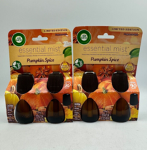 2 Air Wick Essential Mist Refill 2 Packs Limited Edition PUMPKIN SPICE (4 Total) - $16.39