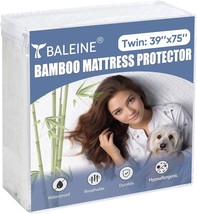 Baleine Waterproof Mattress Protector, Breathable 3D Air Fabric Cooling,... - $33.99