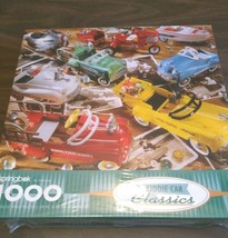 Sealed 1993 Springbok Puzzle Murray Kiddie Car Classics 1000 Piece Pedal Cars - $51.43