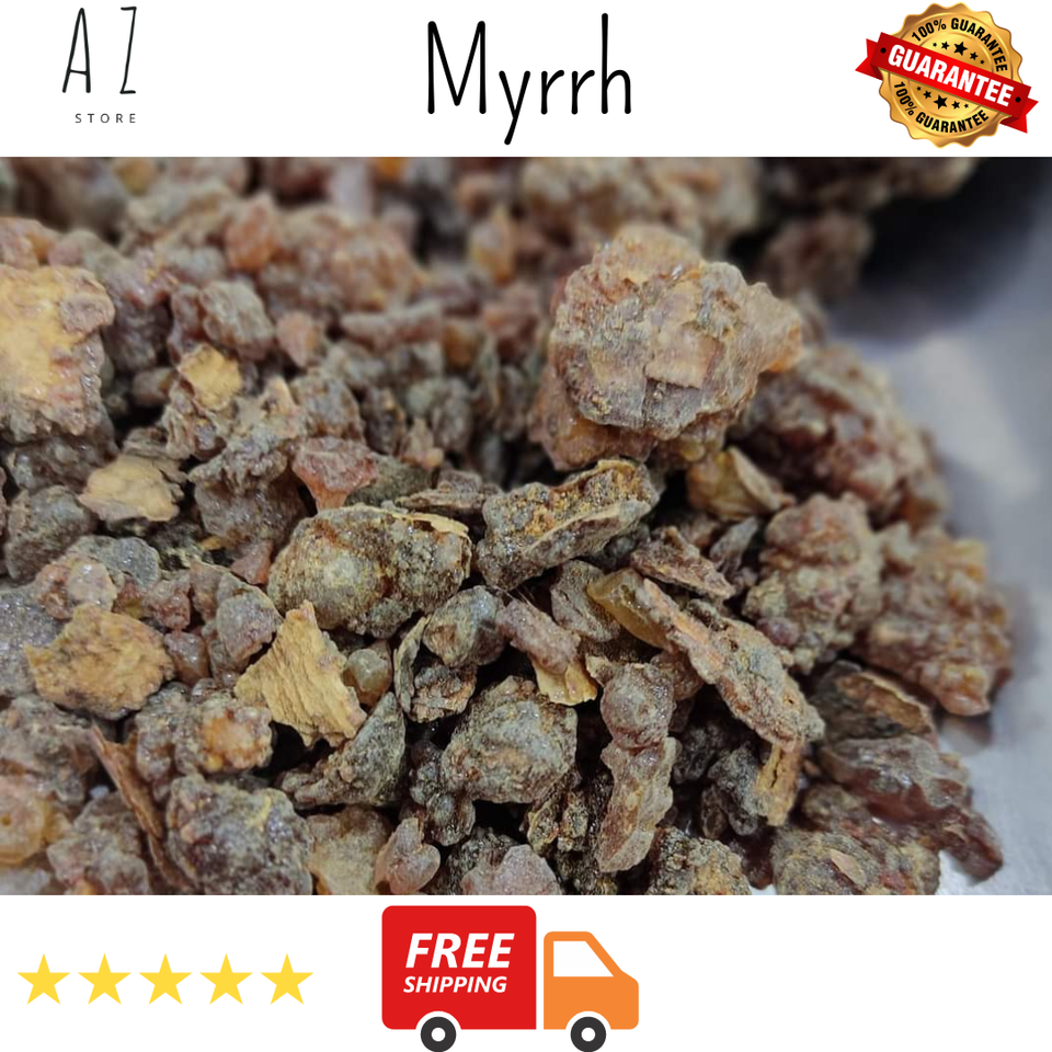 Organic Pure Myrrh Resin Incense Grade A&#39; Commiphora Myrrha المره مر - $17.09+