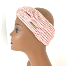 Michael Kors Pink Cable Knit Headband  Soft Twist H3 - £23.87 GBP