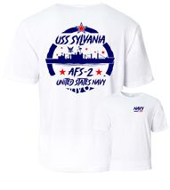 USS SYLVANIA AFS-2  Performance T-Shirt.  US NAVY - $20.95+