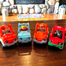 Fisher Price Little People Help A Friend Pickup Truck Pizza Set 4 Figures - $22.20