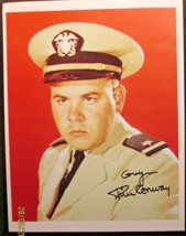 TIM CONWAY (McHALE,S NAVY) HAND SIGN AUTOGRAPH PHOTO (CLASSIC TV) - $197.99