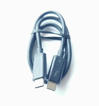 50cm 0.5m Thunderbolt 3 Male to Male 40Gbps 3A 60W Gen 2 USB-C Type C Cable - £11.46 GBP