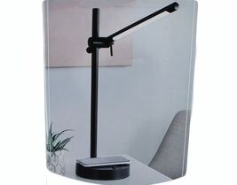 Table Lamp Hampton Bay 22 in Indoor Black Integrated LED Table Lamp 1009... - $18.78