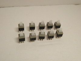 10X Pack Lot 5.8mm 6 Pins Mini Push Clicker Button Power Switch Self Loc... - £6.94 GBP