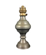 Antique Large Oil Lamp - Pewter, No Hallmark - 2Y82 - $184.13 CAD