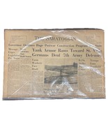 1945 Original WW2 The Saratogian Newspaper 1/3/45 WWII Germans Dent 7th ... - $39.59
