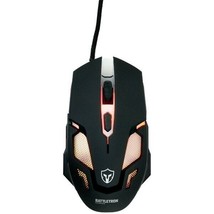 Genuine Battletron wired USB gaming mouse 6 buttons LED changing colors NEW - £14.07 GBP