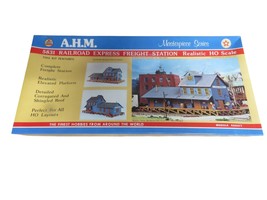 AHM 5831 Railroad Express Freight Station HO Scale Model Kit - NEW SEALED! - $34.60