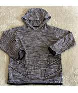 Xersion Boys Gray Black Hooded Long Sleeve Athletic Shirt XXS 4-5 - £4.78 GBP