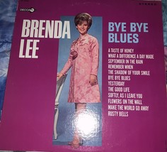 Vintage Brenda Lee Bye Bye Blues Decca Records 33 RPM Vinyl Record Album LP - £6.08 GBP