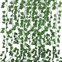 Recutms 86 Ft.Artificial Ivy Fake Greenery Leaf Garland Plants Vine Foliage - £26.00 GBP