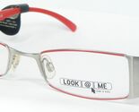 Mira A Mí 6056 2146 Gafas De Sol Plateadas/Rojas Montura 49-18-130mm Italia - $96.74