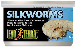 [Pack of 3] Exo Terra Canned Silkworms Specialty Reptile Food 1.2 oz - £27.05 GBP