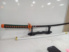 Demon Slayer Sword Katana Cosplay Weapon Tanjiro Nichirin Swords | 136 AW - £13.59 GBP