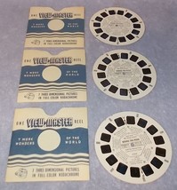 Vintage 1964 Sawyer&#39;s View Master Reel Set Winnie the Pooh 3621 22 23 - £7.86 GBP