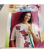 Tulip Flower Power Color Designs Iron-On Transfer 1996 Primroses CCT93 -... - $9.90