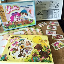 Vintage 1983 Poochie &quot;Pretty as a Picture&quot; Board Game Golden Game PLEASE... - $13.49