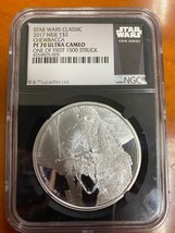 2017 Nieu S$2 Star Wars Classic Chewbacca NGC PF70 Ultra Cameo w/ CoA - £197.83 GBP