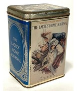 Vintage The Ladies Home Journal Tin Canister w Lid - 6x5x9&quot; - $20.51 CAD